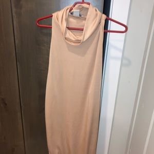 High neck nude bodysuit